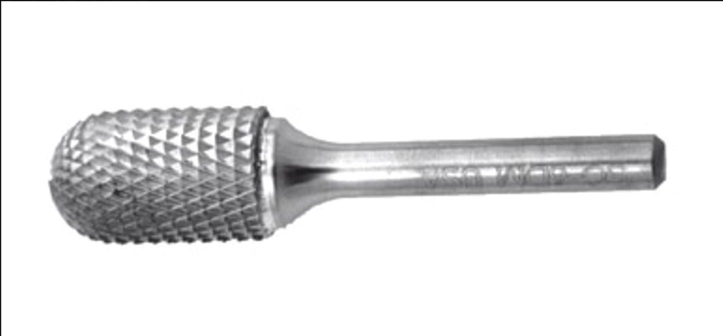 3/4" Cylindrical Solid Carbide Burr